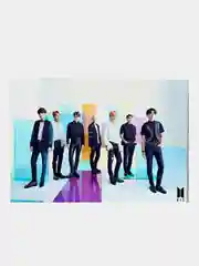Зеленый плакаты BTS K-POP постеры