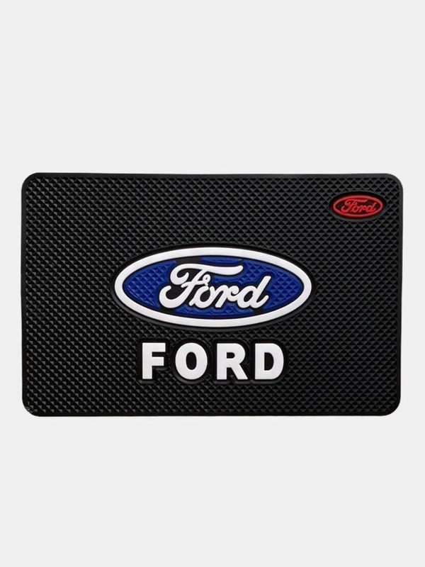 Противоскользящий коврик на панель, с логотипом автомобиля (не липкий)  Ford