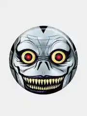 Белый значки, пины, аниме, "Тетрадь смерти", "Death Note", Ягами Лайт, Эл