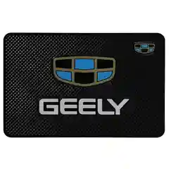 Противоскользящий коврик на панель, с логотипом автомобиля (не липкий) Geely