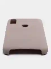 Бежевый чехол силиконовый Silicone Cover Case для Xiaomi Redmi 7, Mi Play
