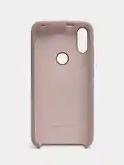Бежевый чехол силиконовый Silicone Cover Case для Xiaomi Redmi 7, Mi Play