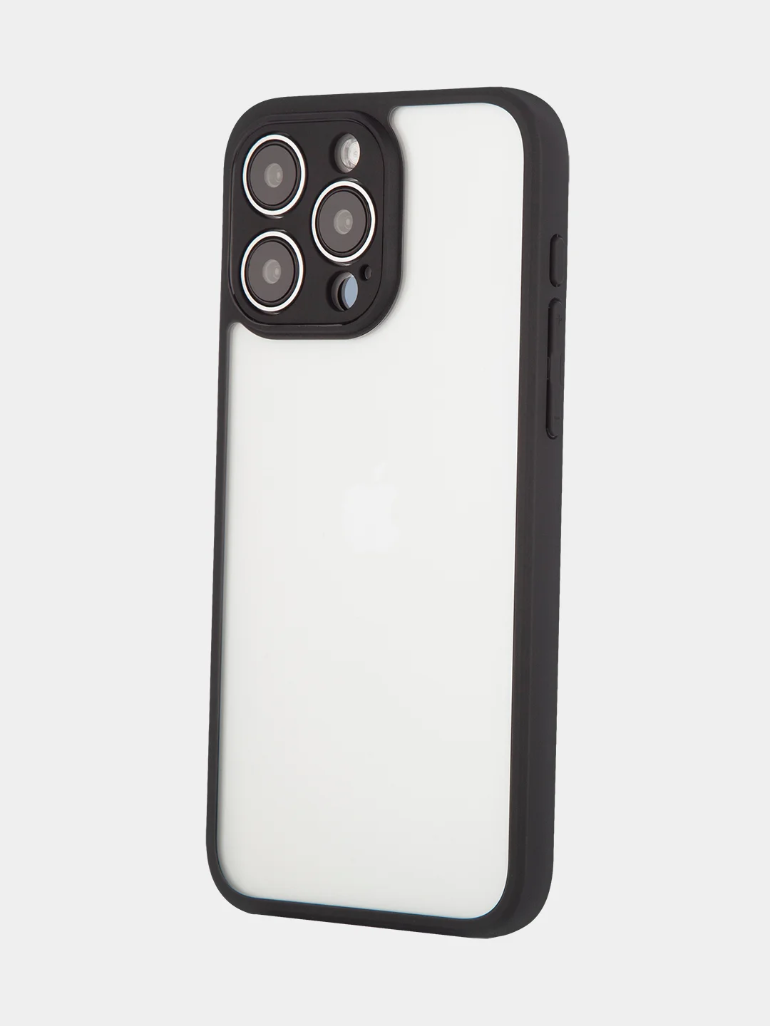 Белый чехол для Apple iPhone 14, 15 Pro Max/Pro/Plus пластиковый BROSCORP с силиконовой защитой