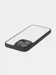 Белый чехол для Apple iPhone 14, 15 Pro Max/Pro/Plus пластиковый BROSCORP с силиконовой защитой