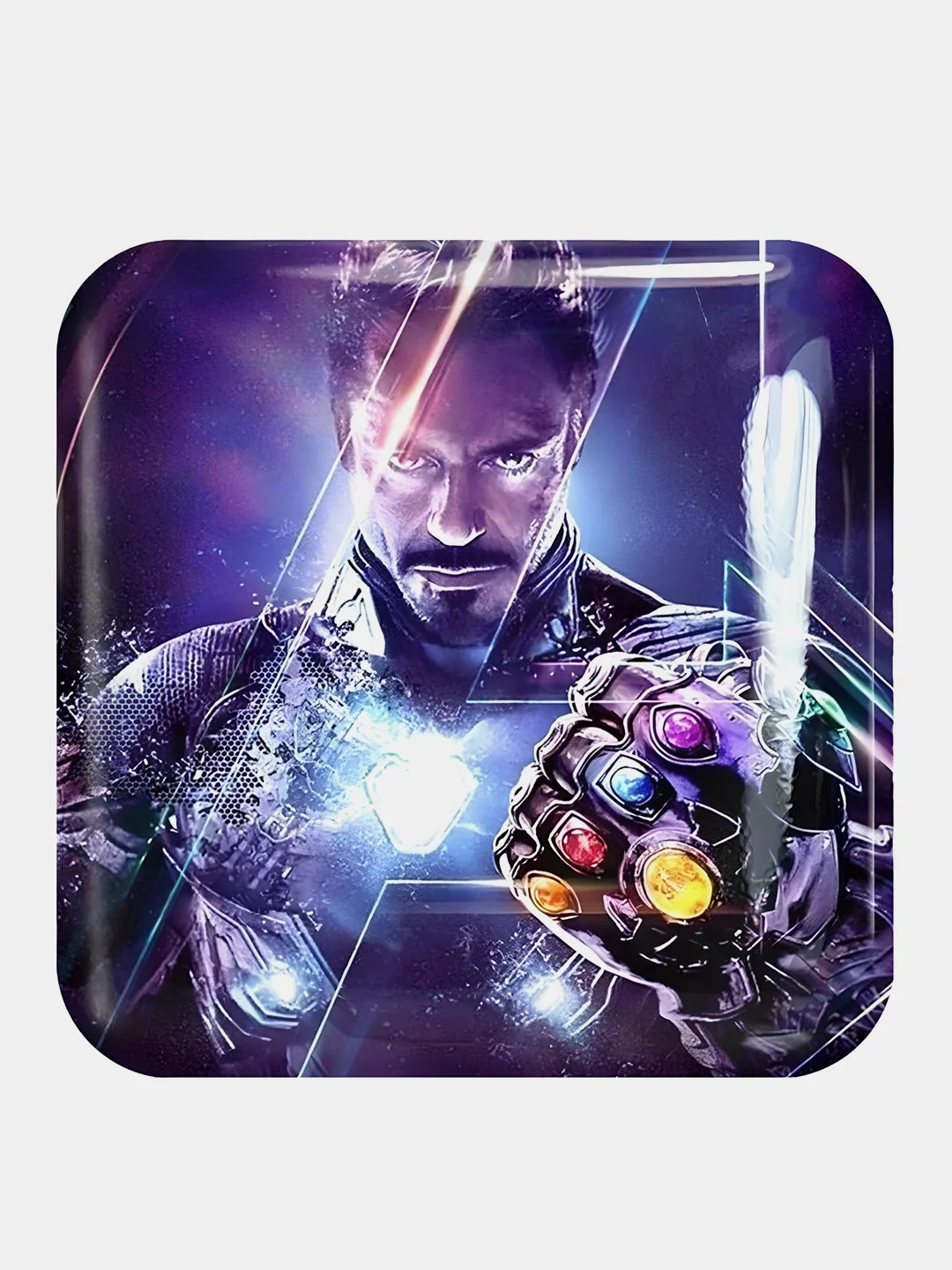 Лавандовый 3d стикеры (наклейки) на телефон Marvel Мстители