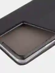 Черный чехол-книжка для Tecno Pova 5 из экокожи КАРТОФАН с функцией подставки, карманом для карт