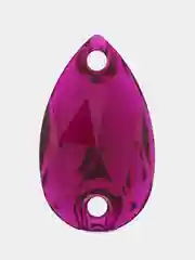 Вишнёвый стразы пришивные, капля Fuchsia (PЗ0)