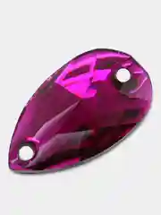 Вишнёвый стразы пришивные, капля Fuchsia (PЗ0)