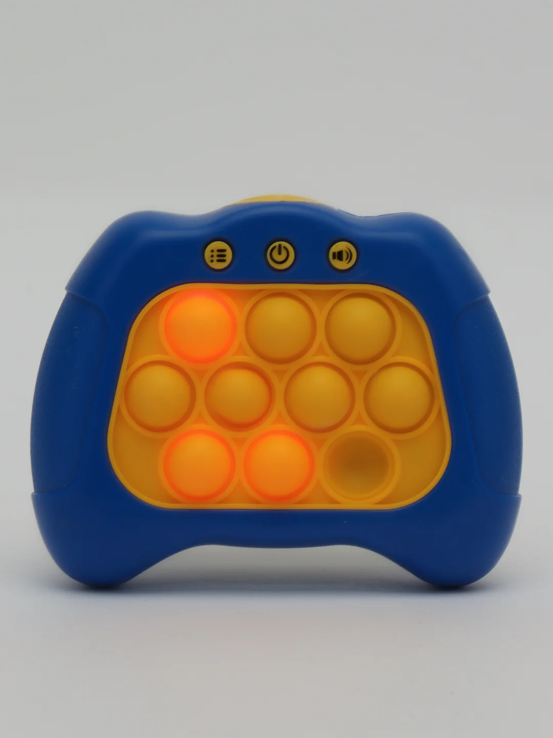 Синий электронный поп ит, интерактивная игрушка антистресс Pop it