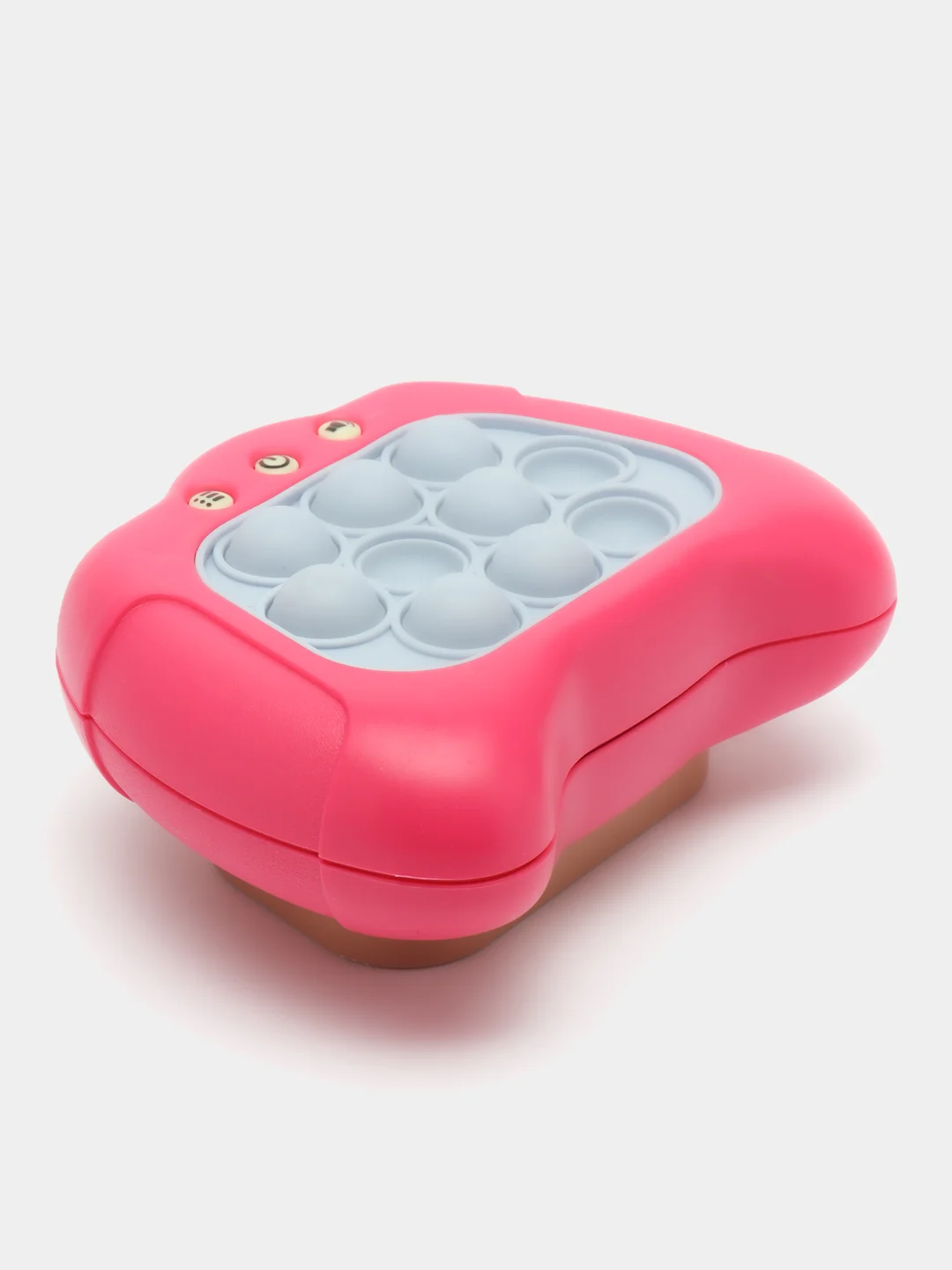 Тёмно-розовый электронный поп ит, интерактивная игрушка антистресс Pop it