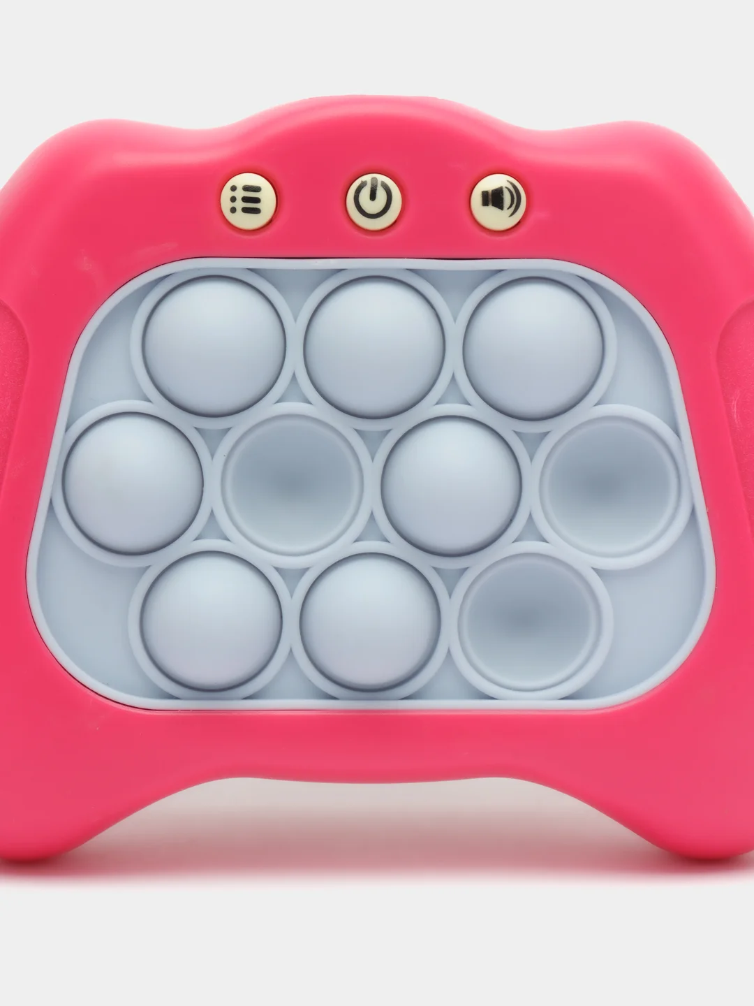 Тёмно-розовый электронный поп ит, интерактивная игрушка антистресс Pop it