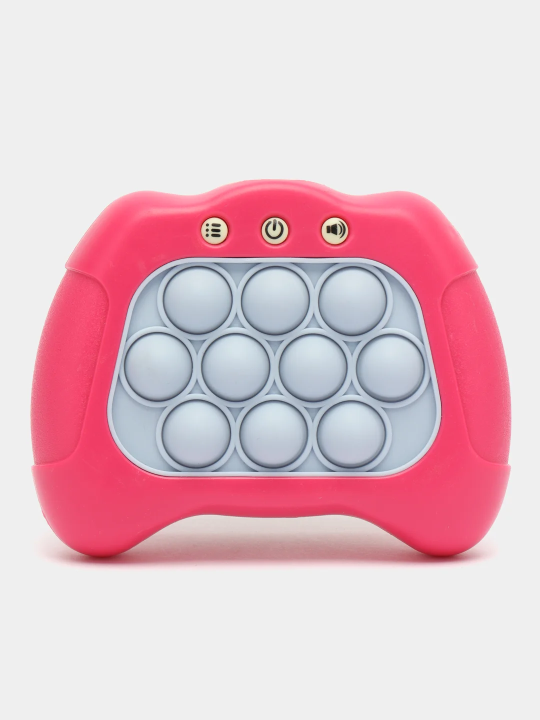 Тёмно-розовый электронный поп ит, интерактивная игрушка антистресс Pop it