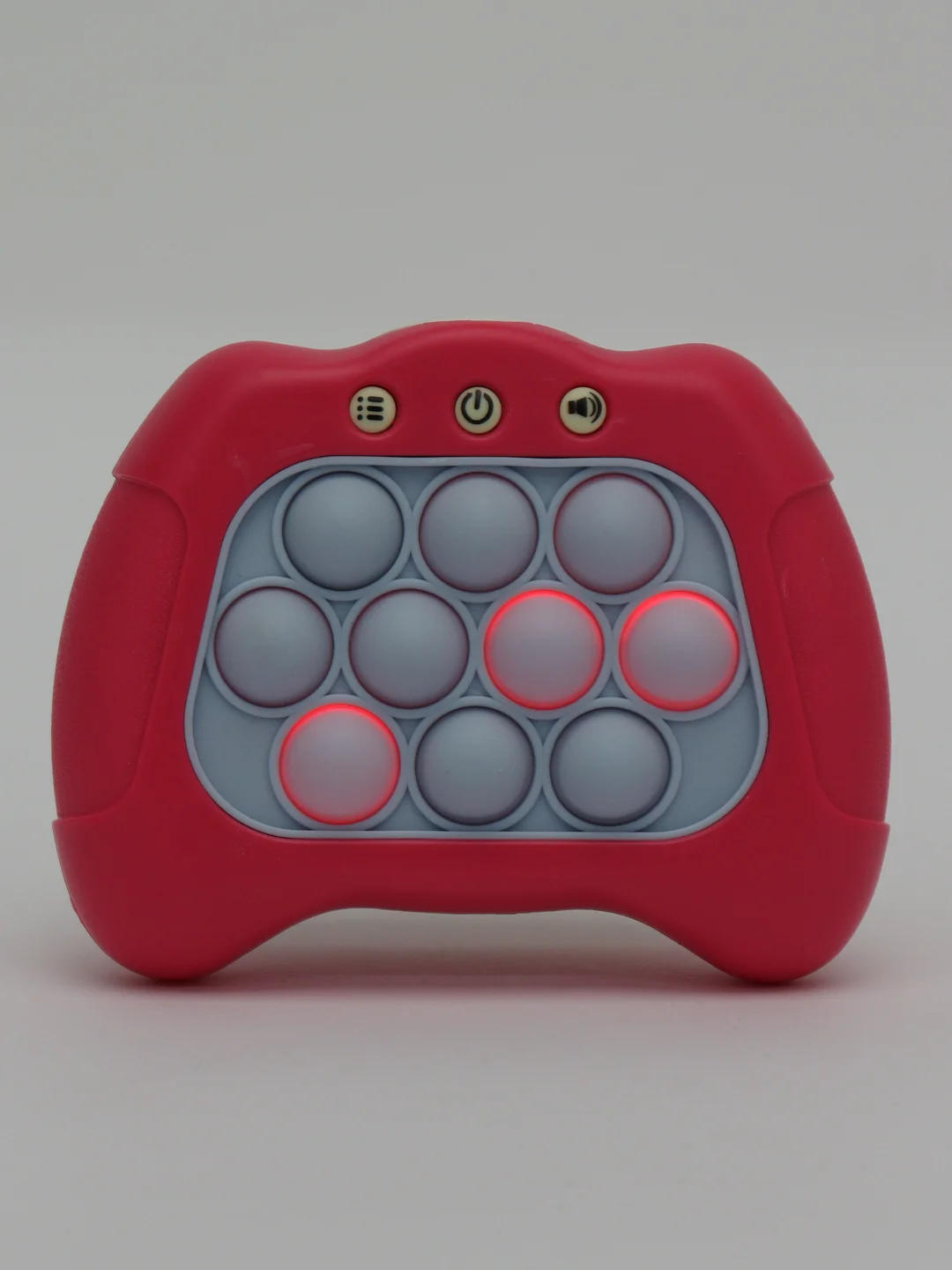 Тёмно-розовый электронный поп ит, интерактивная игрушка антистресс Pop it