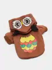 Коричневый толстовка костюм для собак и кошек с рисунком, свитер одежда для животных