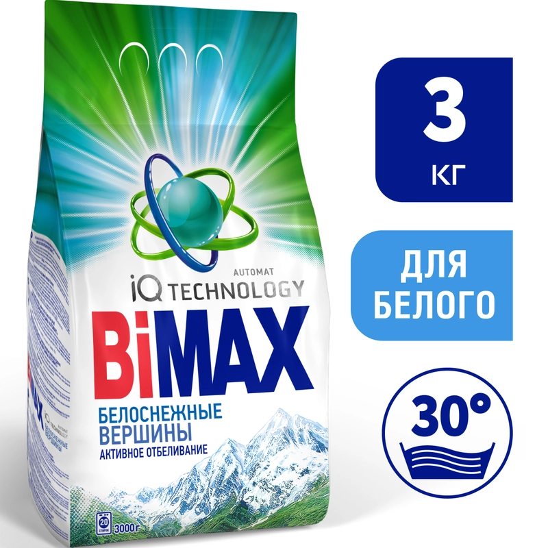 Стиральный порошок Белоснежные вершины Автомат, 3 кг
