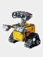 Желтый конструктор Робот Валли / WALL-E / 678 деталей / Конструктор для мальчиков и девочек