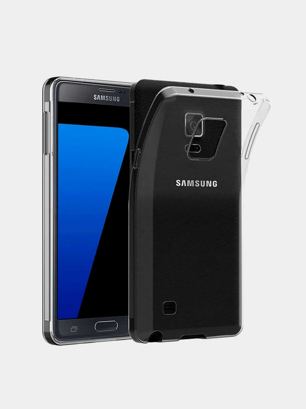 Чехол Samsung Galaxy Note 4, Самсунг Галакси Нот 4, прозрачный силиконовый