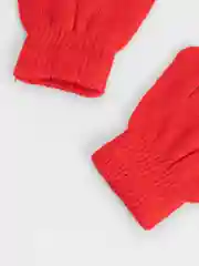 Красный перчатки детские зимние вязаные