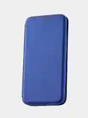 Синий чехол книжка Samsung Galaxy A8+ (A8 Plus) (SM-A730F), Самсунг Галакси А8+ (А8 Плюс)