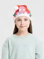 Разноцветный шапка новогодняя