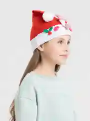Разноцветный шапка новогодняя