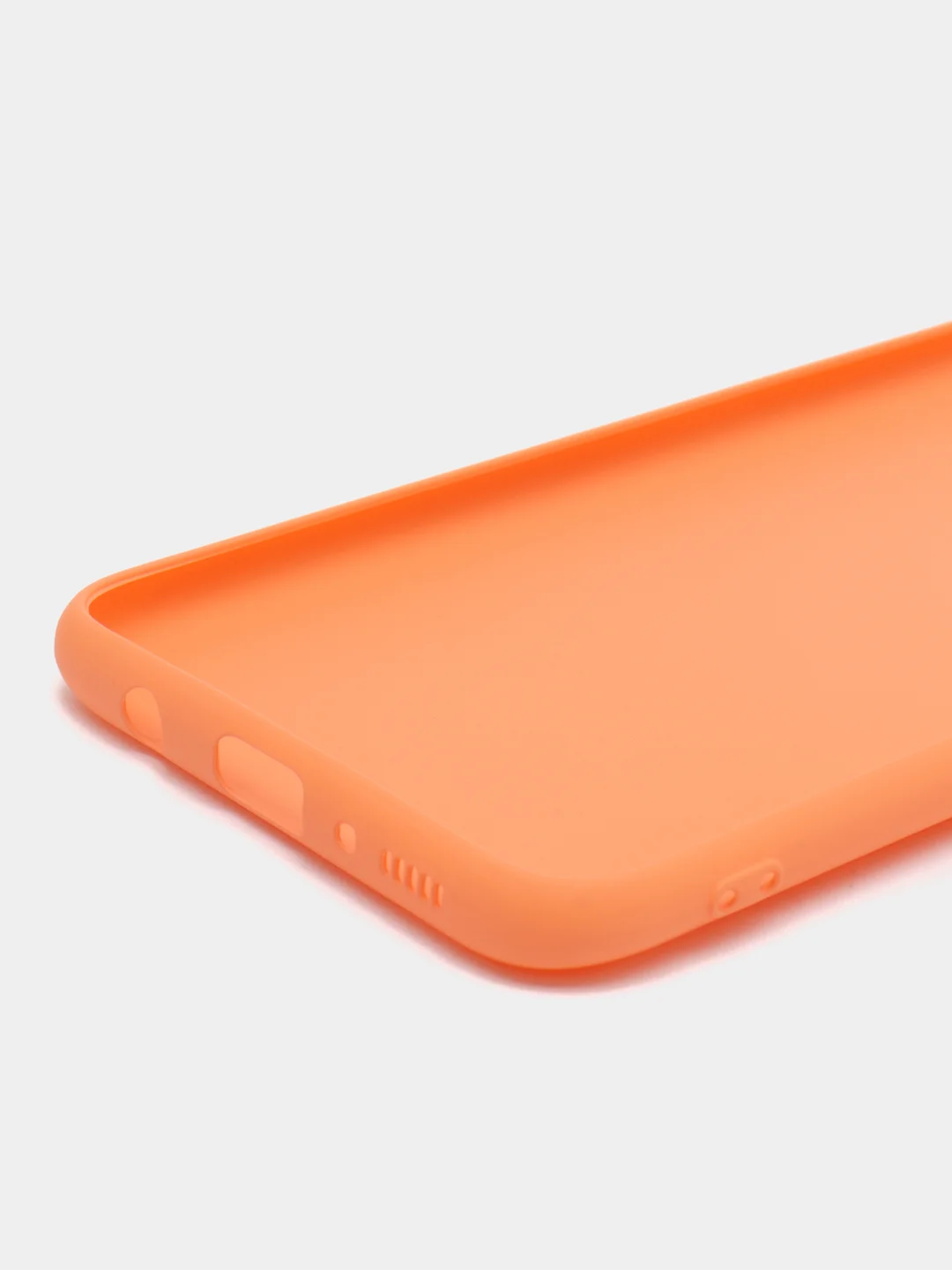 Оранжевый силиконовый чехол Samsung A10, A40, A60, A70, M40, Huawei Honor 9X, 8A, 8S, 9S, P30 Lite