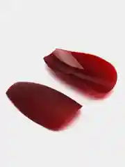 Багровый накладные ногти с дизайном