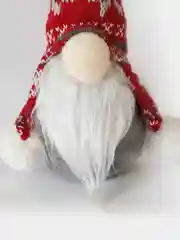 Серый новогодняя игрушка "Гномик", для ёлки и интерьера