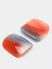 Разноцветный накладные ногти с дизайном