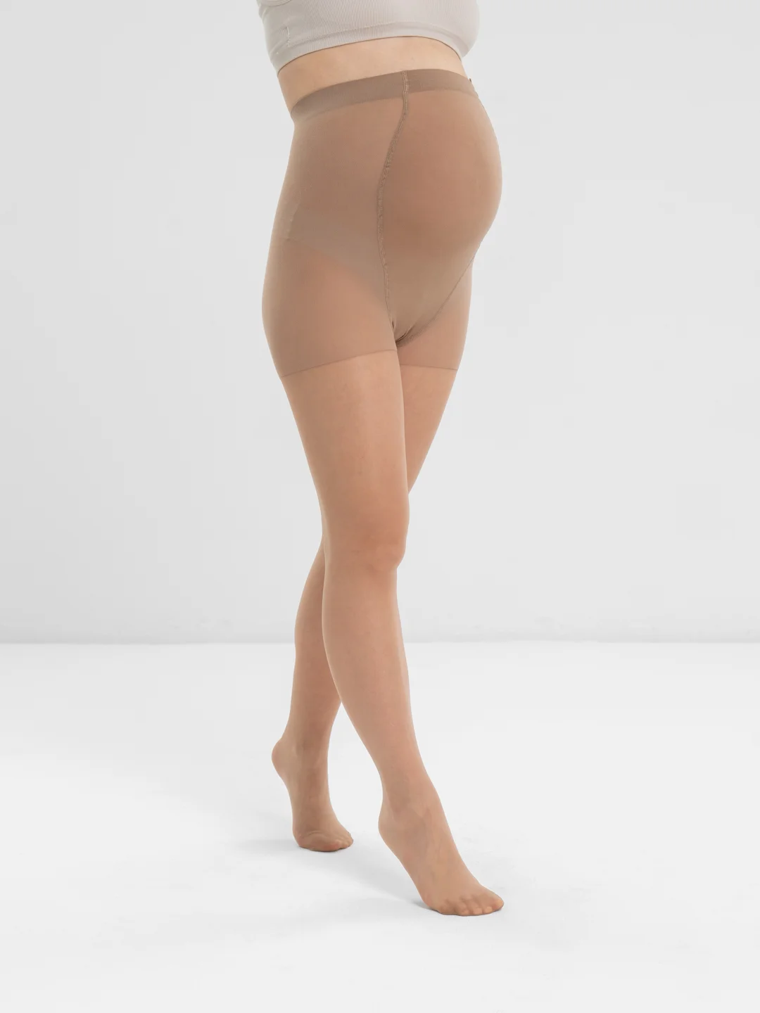 Карамельный колготки для беременных Giulia Mama 40 Free