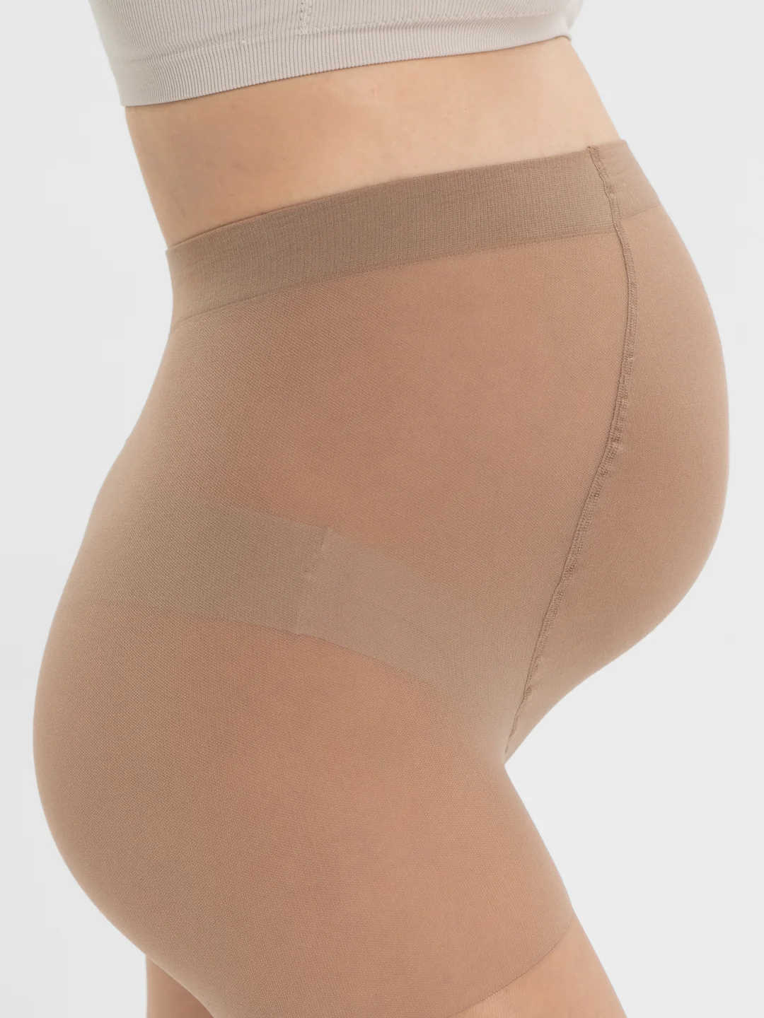 Карамельный колготки для беременных Giulia Mama 40 Free
