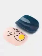 Индиго накладные ногти, с дизайном