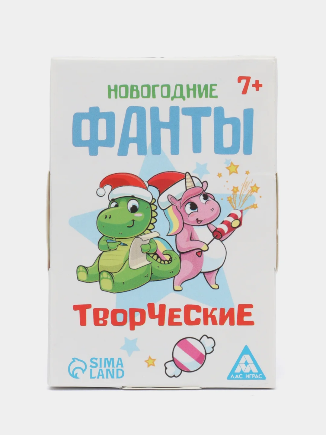 Белый новогодние фанты детские, для всей семьи