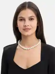 Белый бусы из искусственного жемчуга, 12 мм