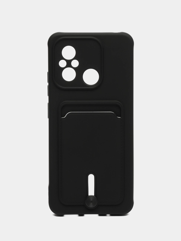 Силиконовый чехол для Xiaomi Redmi 12C (Сяоми Редми 12С), прозрачный