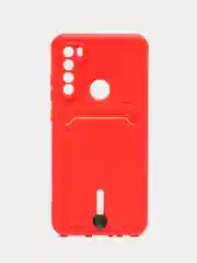 Силиконовый чехол для Xiaomi Redmi Note 8T (Сяоми Редми Нот 8Т), с карманом для карт