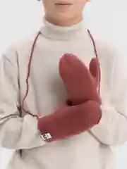 Медный детские зимние варежки, на веревке, с подкладом