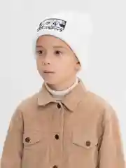 Белый шапка детская "Аниме"