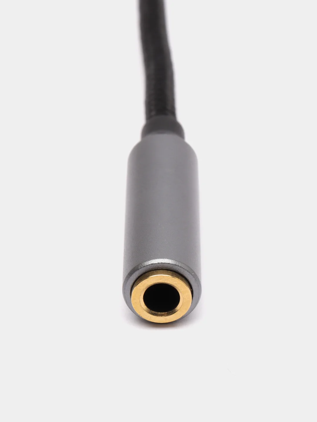 Серый адаптер, кабель-переходник, USB Type-C на AUX, 3.5 мм