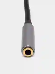 Серый адаптер, кабель-переходник, USB Type-C на AUX, 3.5 мм
