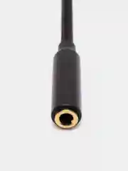 Черный адаптер, кабель-переходник, USB Type-C на AUX, 3.5 мм