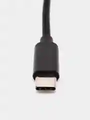 Черный адаптер, кабель-переходник, USB Type-C на AUX, 3.5 мм