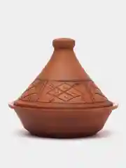 Тажин из красной глины, для тушения мяса и овощей, для печи, духовки, керамика