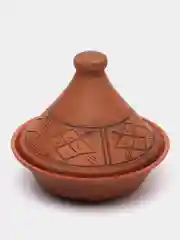 Тажин из красной глины, для тушения мяса и овощей, для печи, духовки, керамика