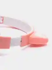 Розовый наушники детские Cat Ear беспроводные, светящиеся, с ушками