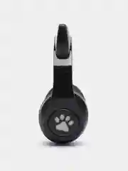 Розовый наушники детские Cat Ear беспроводные, светящиеся, с ушками
