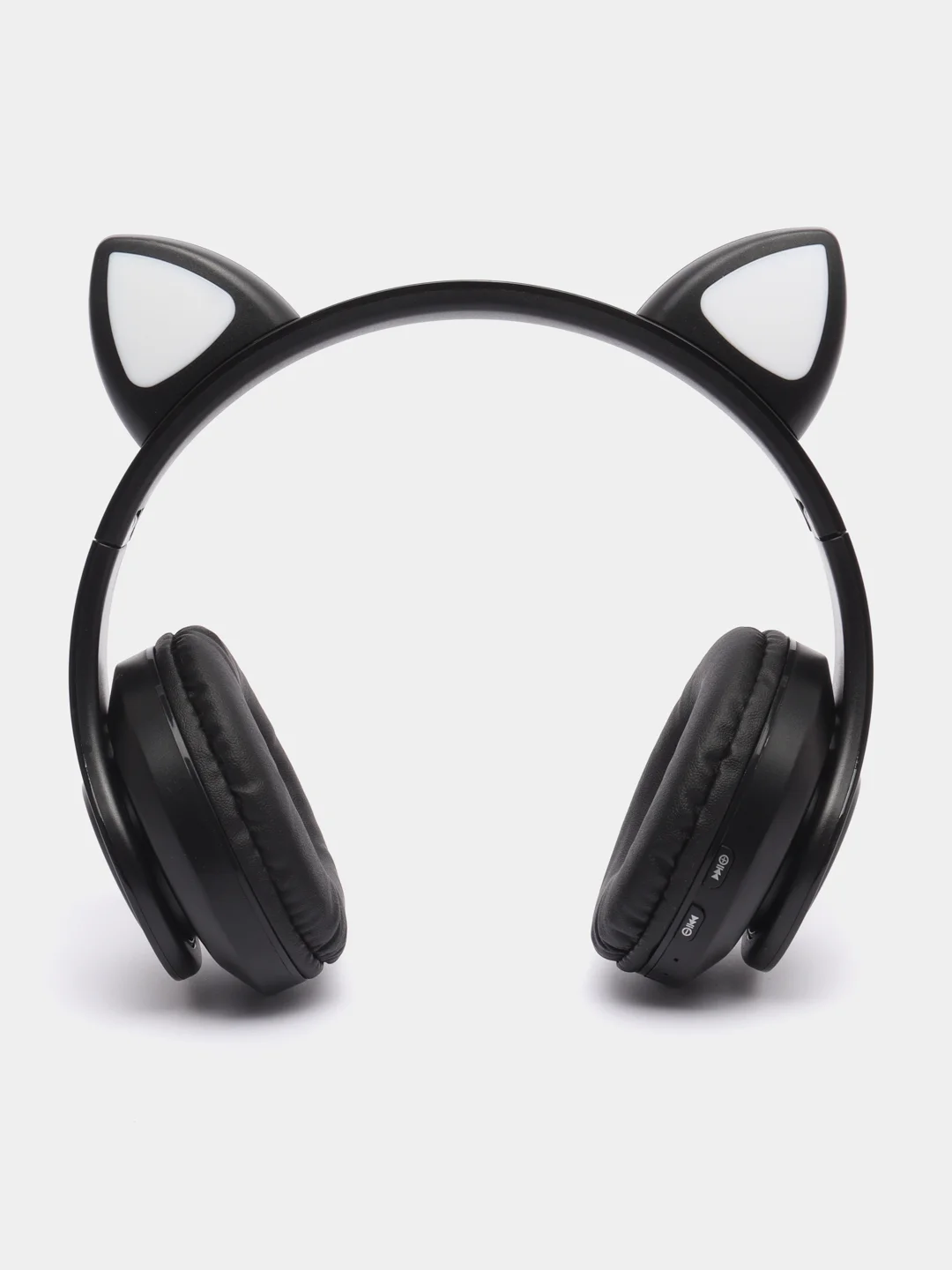 Розовый наушники детские Cat Ear беспроводные, светящиеся, с ушками