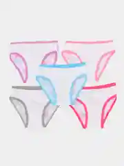 Голубой трусы детские, для девочки, 5 штук