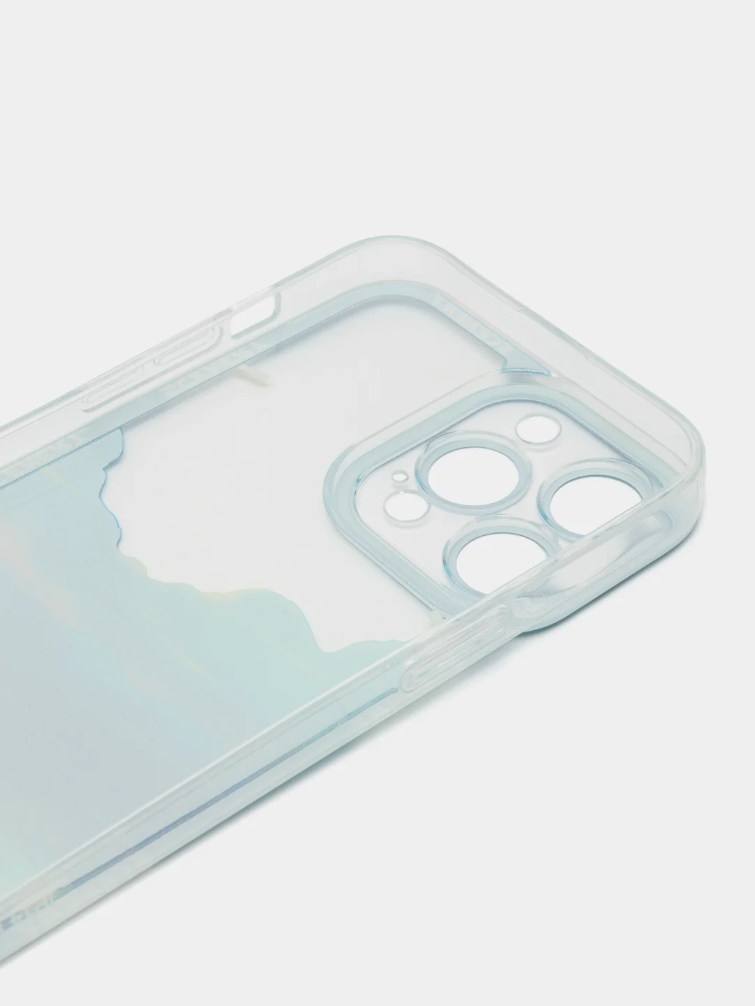 Голубой чехол для iPhone 11, 12, 13, 14, 15 Pro Max Plus, с принтом, защитой камеры
