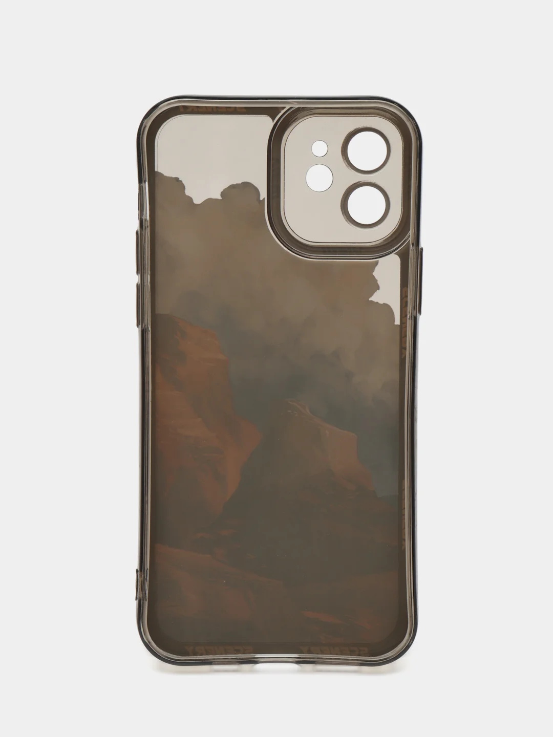 Коричневый чехол для iPhone 11, 12, 13, 14, 15 Pro Max Plus, с принтом, защитой камеры